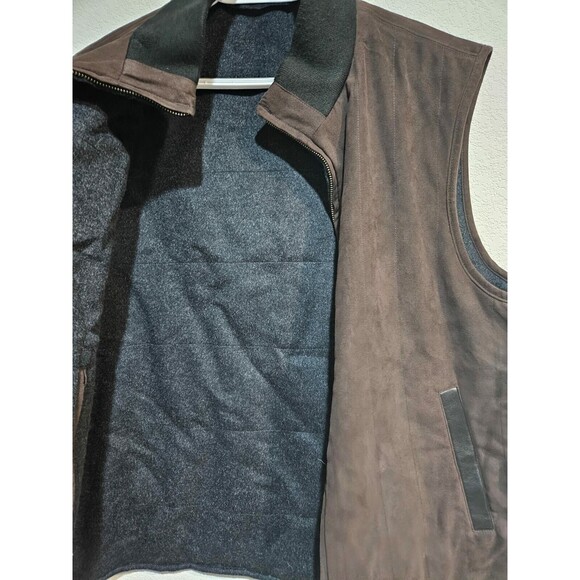 Daniel Cremieux Signature Collection Wool Cashmere Reversible Vest – Size Large - Picture 3 of 13
